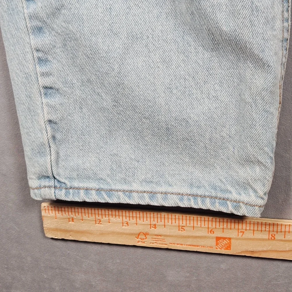 Empyre Jeans Mens 32x30 Relaxed Fit Lightwash Denim Skater Grunge Streetwear Y2K - Picture 14 of 16